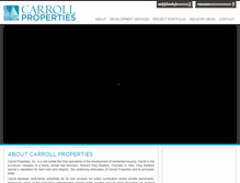 Tablet Screenshot of carrollprop.com